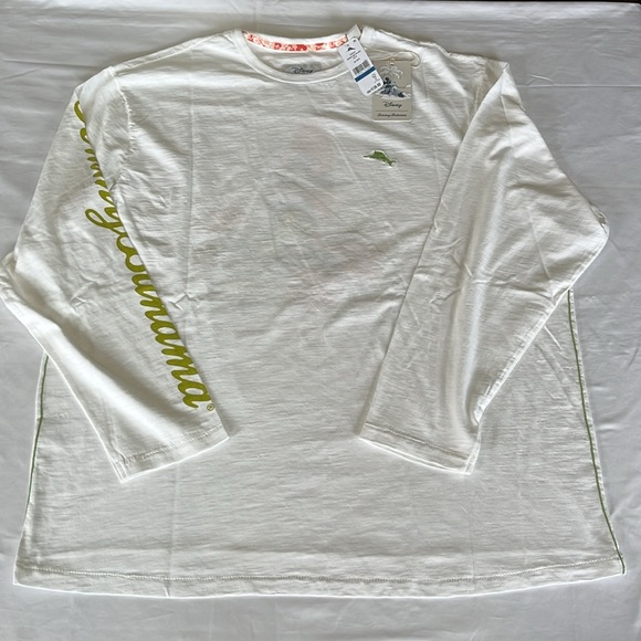 Tommy Bahama Big & Tall Happiest Surf On Earth Disney Long Sleeve T-Shirt NWT - Picture 5 of 16